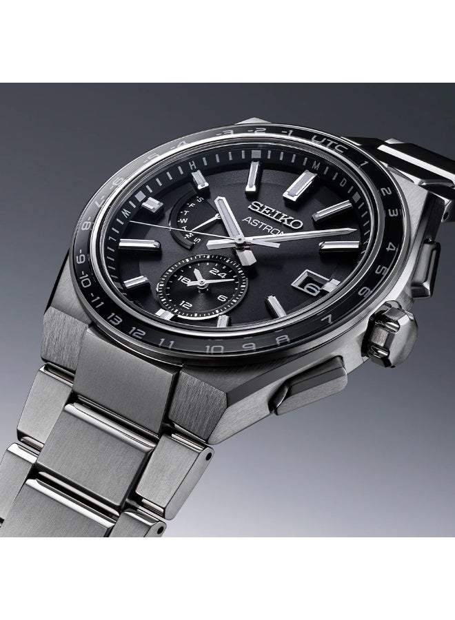 سيكو Seiko Astron NEXTER SBXY039 Titanium Radio Solar Analog Men`s Watch - Image 4