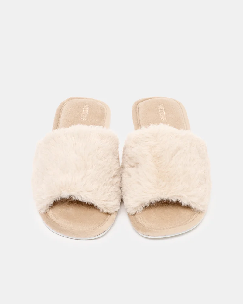 Redtag Women Taupe Classic Slippers