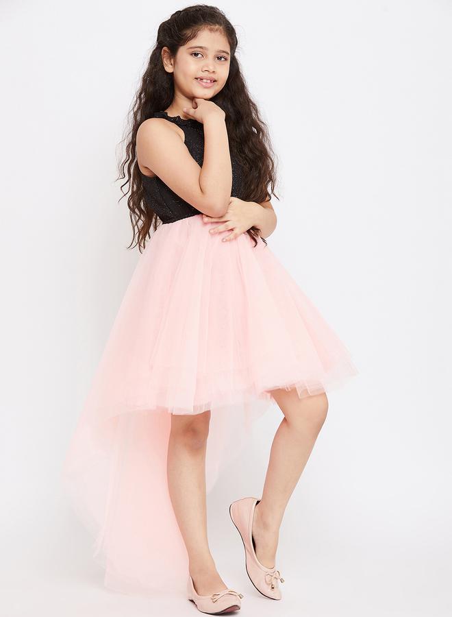 ستايلو بج فستان تول بقصة عالية ومنخفضة - Image 4