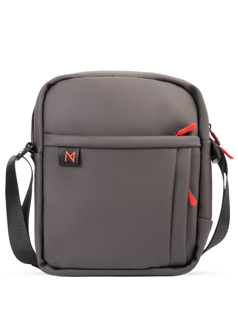 Motevia Motevia Leather Crossbody Bag Men Shoulder Bag with Adjustable Strap Crossbody Bag Size 27 * 23cm Crossbody Bag  - Image 1