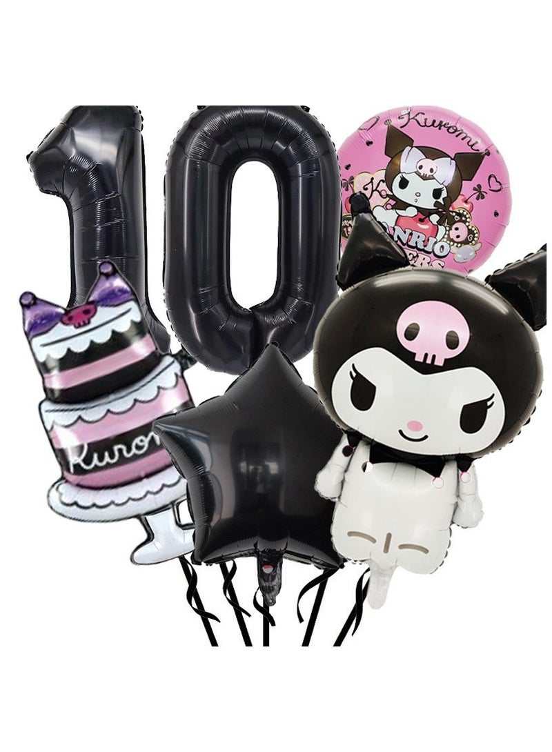 Sanrio موضوع احباط بالونات للأطفال سانريو عيد ميلاد الديكور