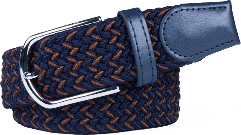 Deribond Men's Belt with Braided Elastic Feature