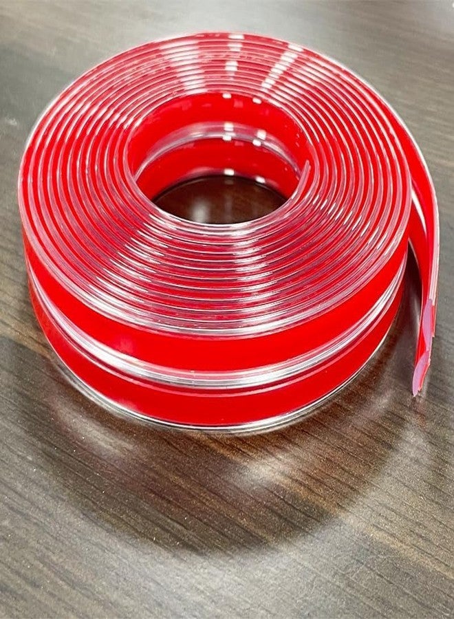 Delzon Baby Proofing Corner Protectors Clear Corner Guards Silicone niture Edges & Corners, Strong Adhesive Safety Guard with No-Residue (4 Meter) - Image 1