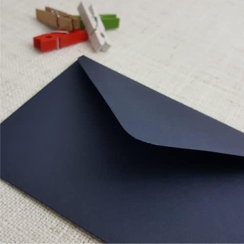 Accuprints Navy Blue Envelopes Pack of 25 (5 x 7) inches | Unique design Texture Hand made envelopes for wedding/party/office use/gift | Size 5 X 7 inches (Navy Blue, Pack of 25) - Image 3