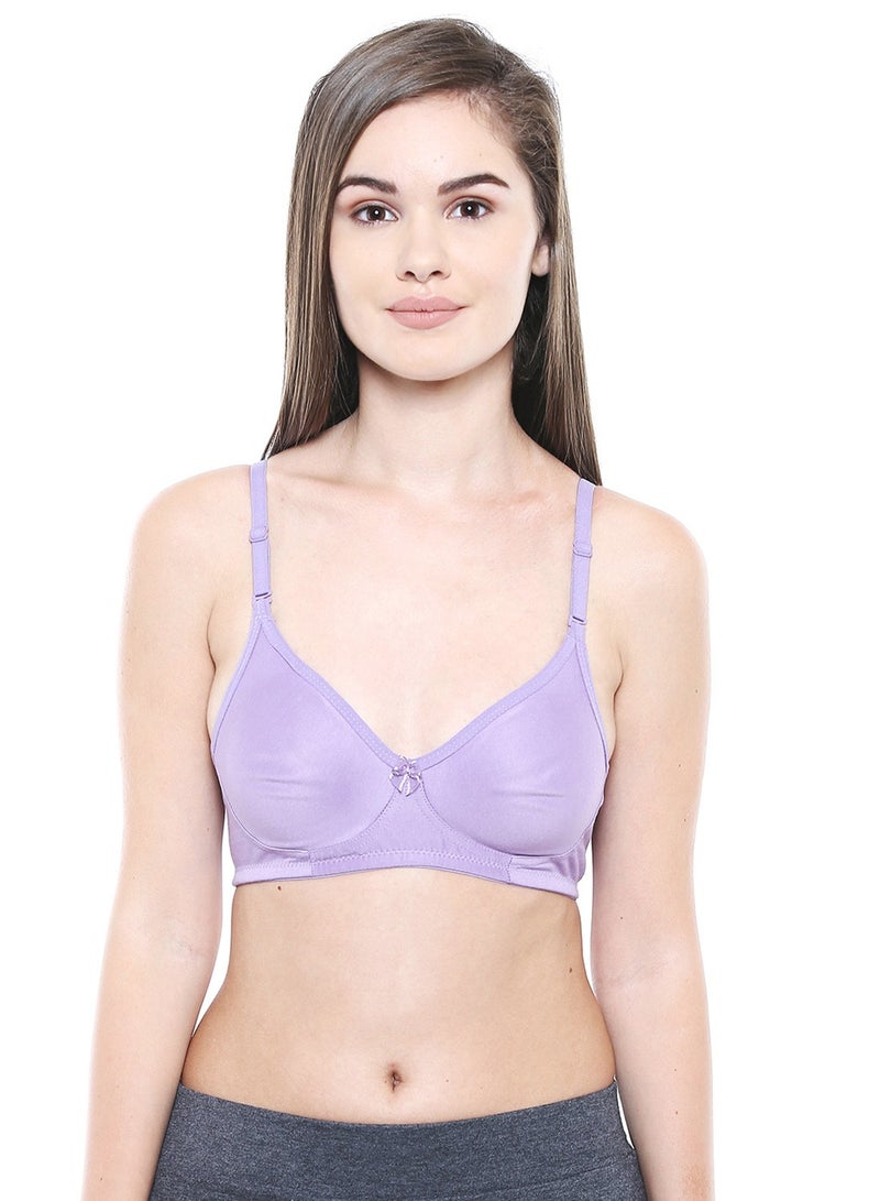 Bodycare Purple Sports Bra with broad shoulder strap- Pack of 1 - Image 1