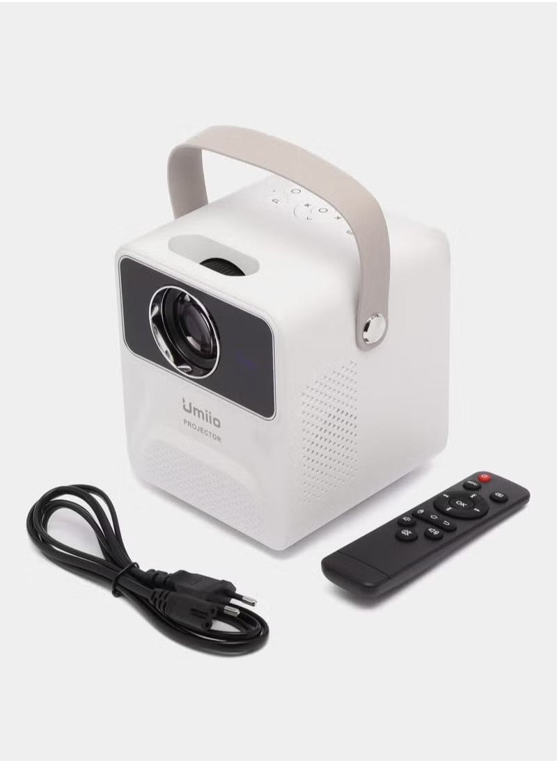 Multimedia Android Projector Intelligent Screen Projection Wi-Fi and Bluetooth Portable Indoor & Outdoor Theatre