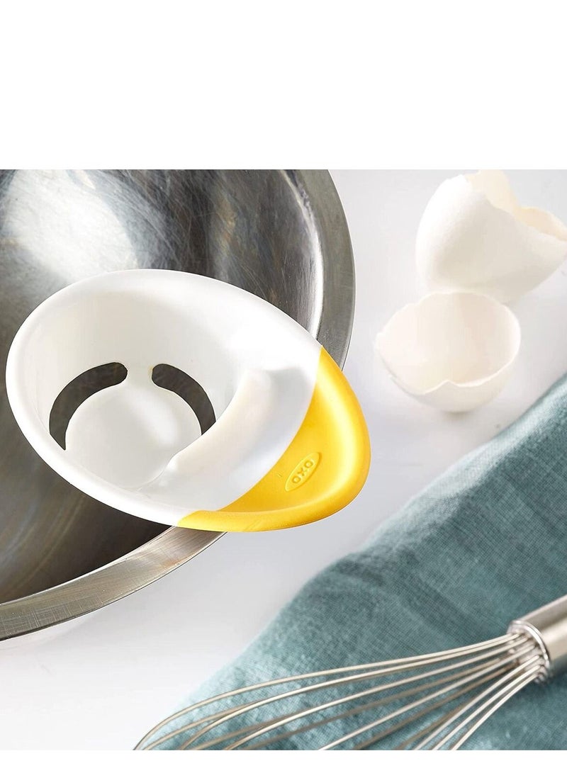 OXO 3-in-1 Egg Separator White and Yellow