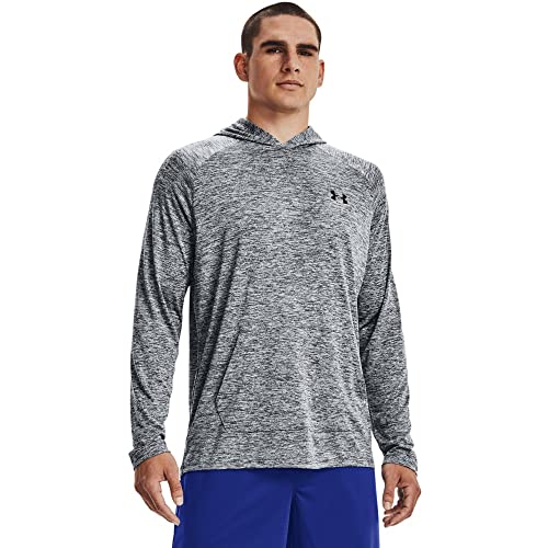 Under Armour Men's Tech 2.0 Hoodie , Pitch Gray (013)/Black , X-Large - Image 1