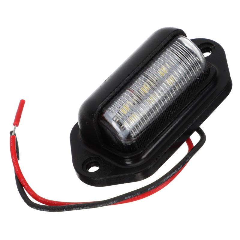 24V LED License Plate Light For Trucks RVs Trailers Easy Install Bright White - Image 2