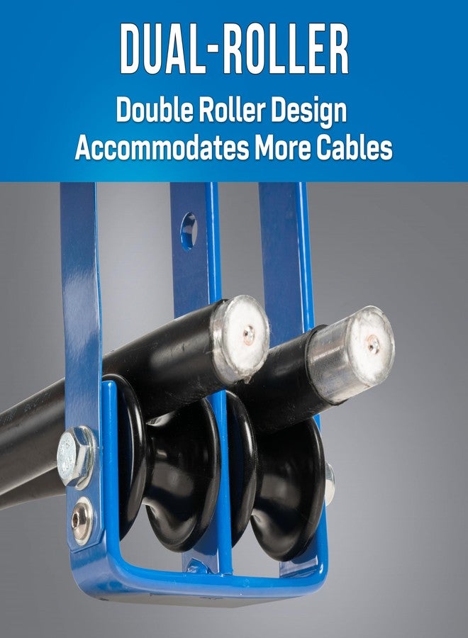 جونارد تولز بكرة كابل مزدوجة CR-210/4 من جونارد تولز لكابل بقطر بوصة واحدة، عبوة من 4 قطع - Image 5