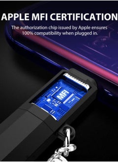 Foxnovo iPhone Charging Cable Cord, 2 In 1 Lightning And Micro USB Light Cord with Data Transmission, 1 Meter, Apple MFi Certified, Compatible iPhone 14 13 12 11 Pro MAX XR XS 8 7 Plus 6S SE iPad  - Image 3