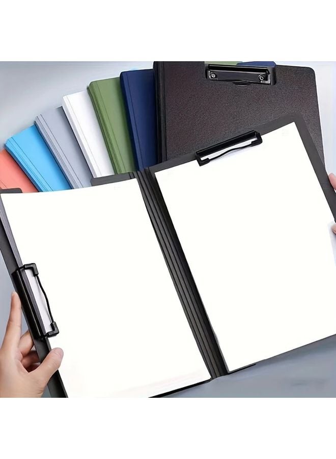A4 Folder With Double Clip Design In Black Color - Image 5