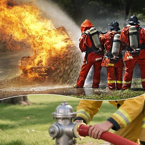 Happy Tree 2-1/2" NH/NST Female x 2" NPT Male Brass Fire Hose Hydrant Adapter with Pin Lug Brass Fire Equipment - Image 3