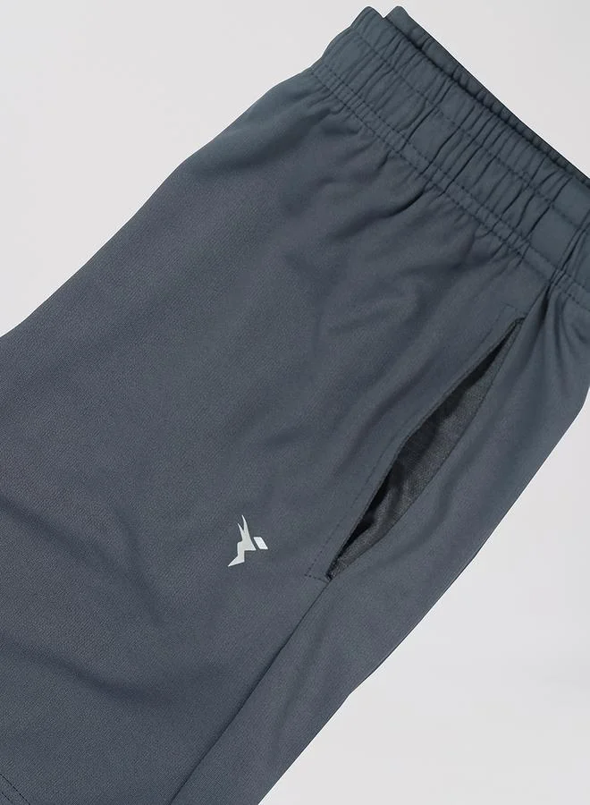 تكنوسبورت Solid Slim Fit Shorts by Styli