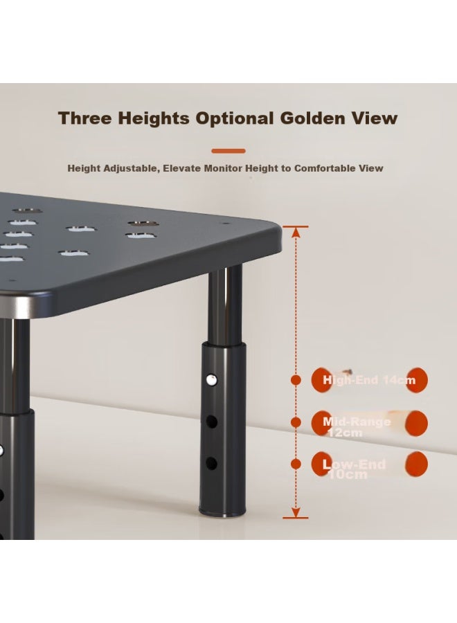 Nvv Monitor Riser Stand, Laptop Stand, Desktop Computer Monitor Stand, Desktop Storage Rack, Office Desk Keyboard Storage Stand Base Storage Rack Np-14 - Image 2