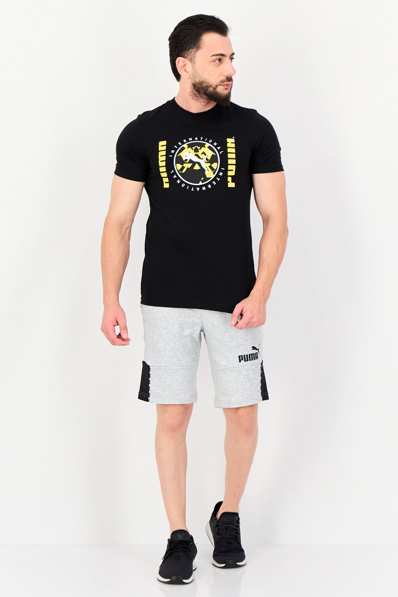 PUMA Men Sportswear Fit Short Sleeves Outdoor T-shirt, Black - Image 4