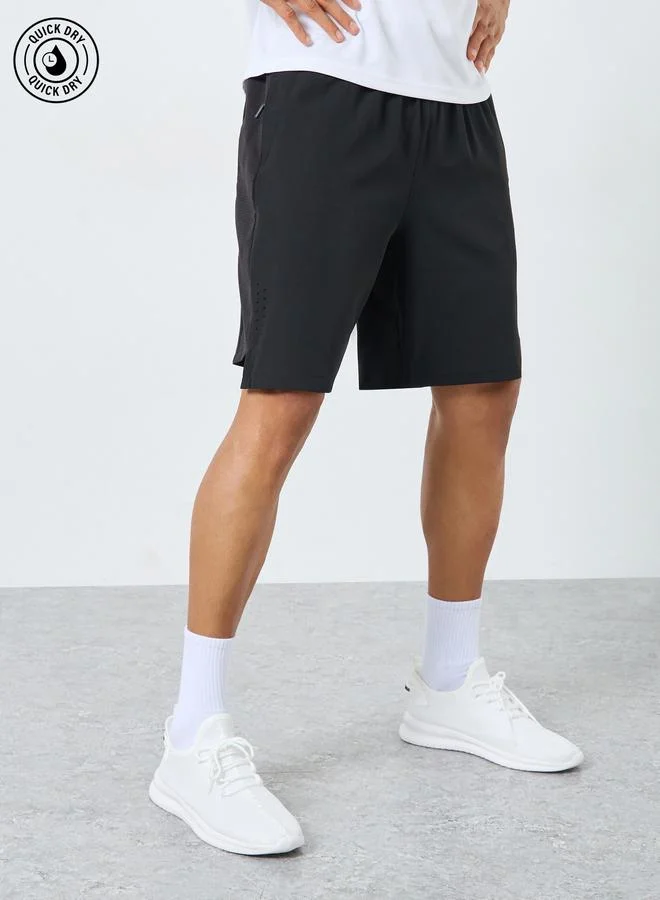 Men Regular Fit Athleisure Running Shorts