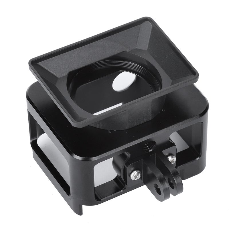 PU387B Aluminium Alloy Camera Protection Cage with UV Filter Lens Hood Sports Cameras Accessory for Sony RX0 II - Image 5