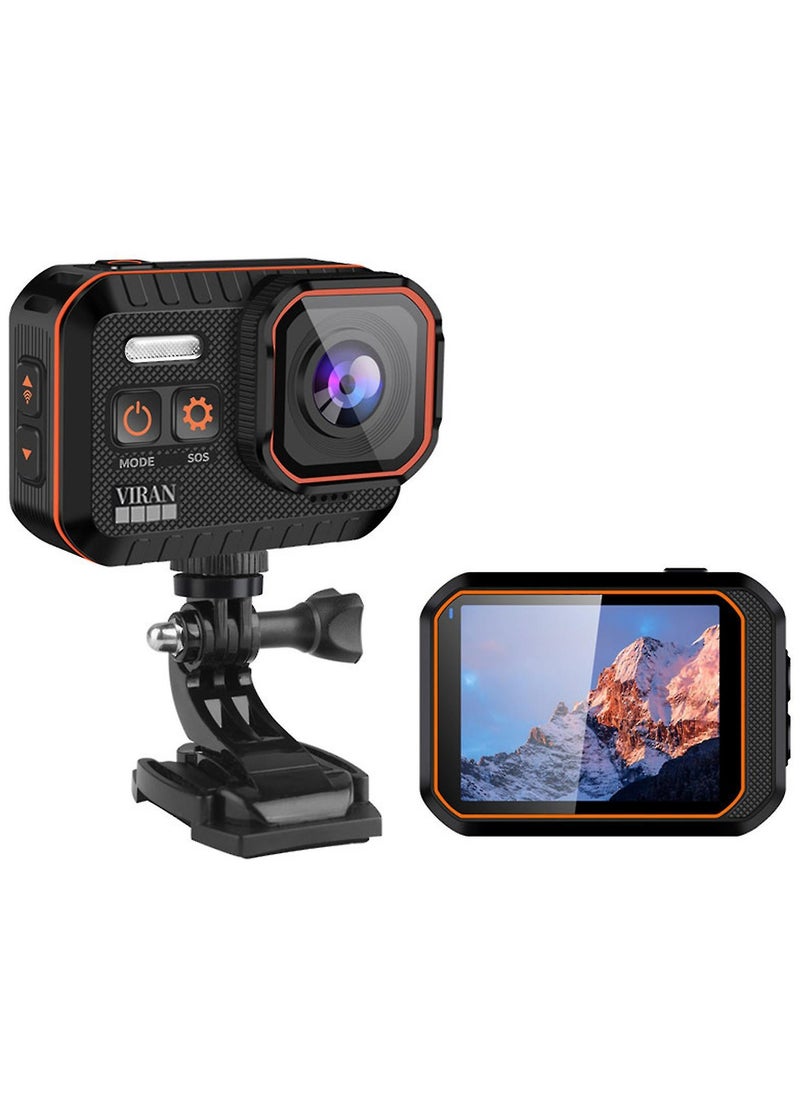 AROAQ Sports Camera with Anti Shake WiFi HD Waterproof for Mountain Climbing and Cycling  - Image 1