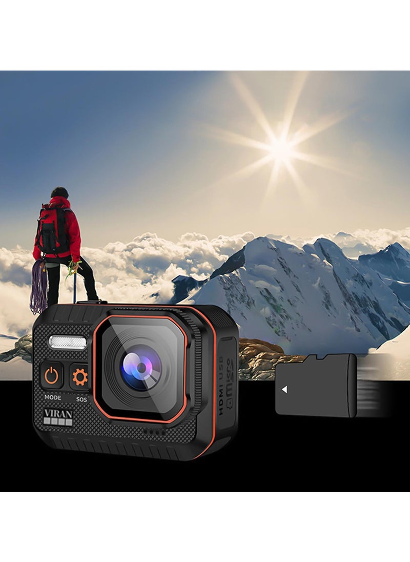 AROAQ Sports Camera with Anti Shake WiFi HD Waterproof for Mountain Climbing and Cycling  - Image 3