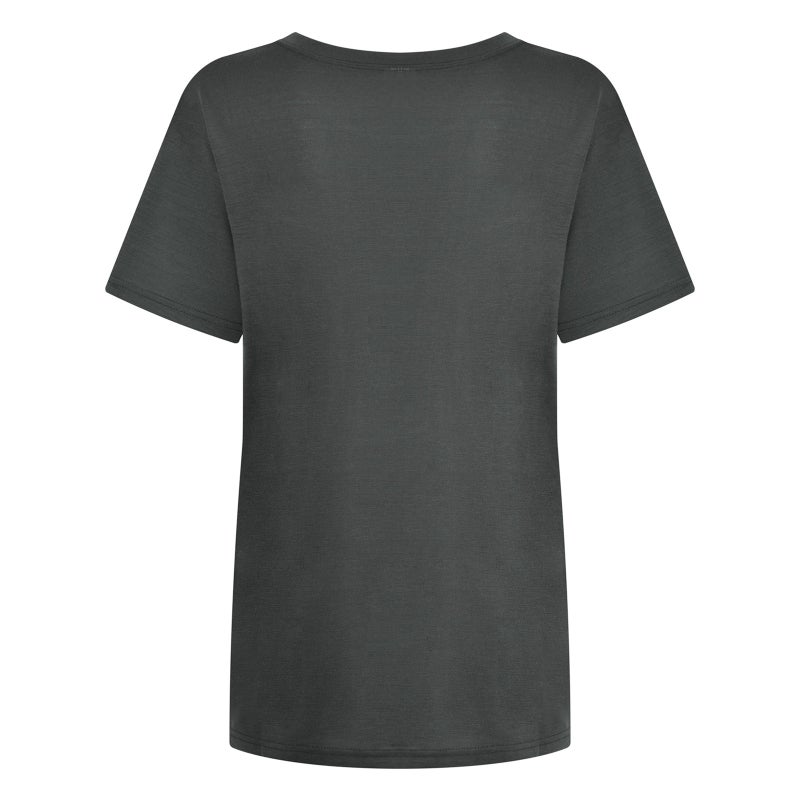 Temu Source Retro Leisure Women'S Top Sun Moon Star Sun Drop Shoulder Short Sleeve T-Shirt - Image 5