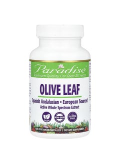 Paradise Herbs Paradise Herbs, Olive Leaf, 250 mg, 120 Vegetarian Capsules  - Image 1