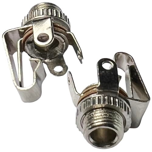 CESS 1/8" 3.5mm Mono TS Female Jack Socket with Switch Panel Mount (10 Pack) - Image 3
