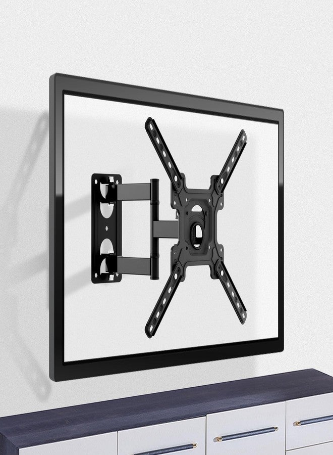 Demiwise TV Wall Mount for 26-55 Inch TV, TV Mount with Articulating Arm, Swivel, Metal TV Stand with Max VESA 400x400mm, Holds up to 66 lbs, Easy Installation. - Image 1