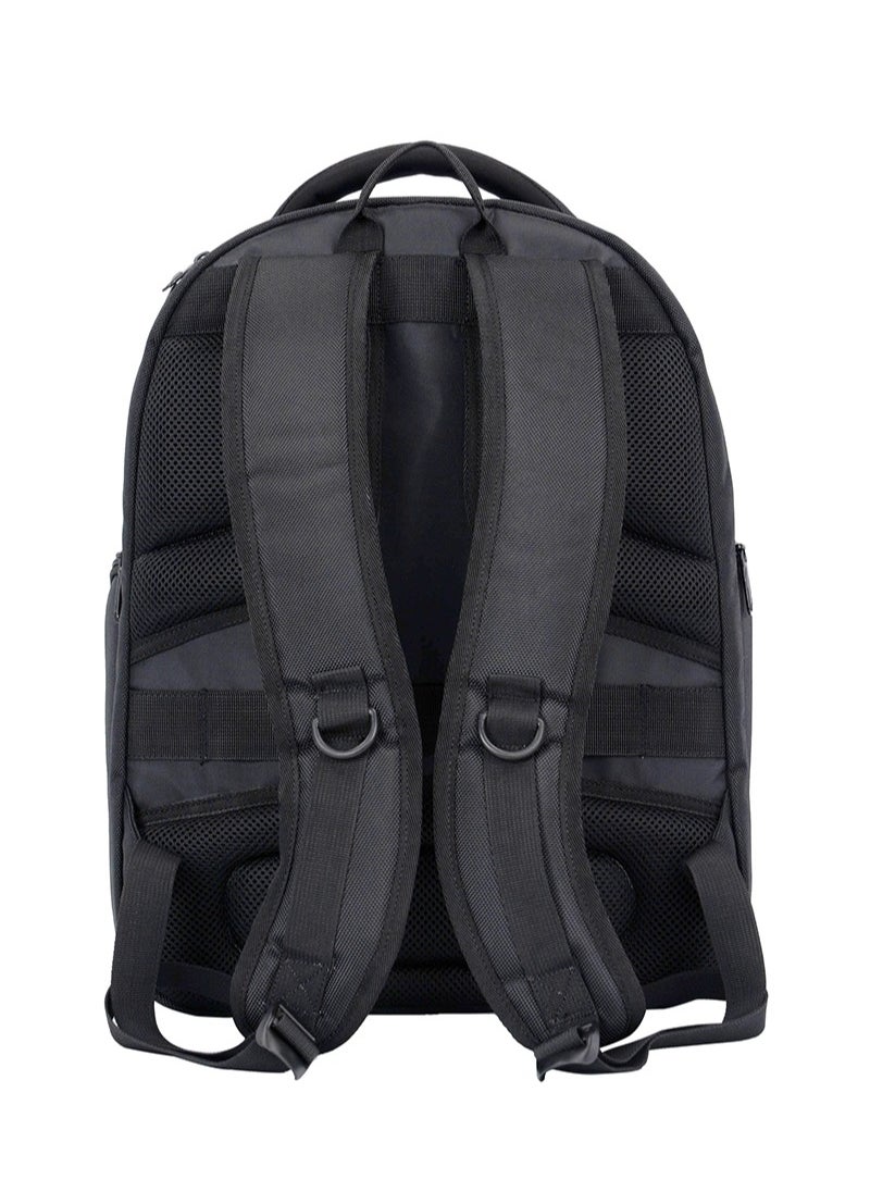 CABINPRO Premium Backpack Water Resistant 180° Opening Daypack with Built-in USB port for Men and Women on Travel Casual Business School College CP012 Black  - Image 3
