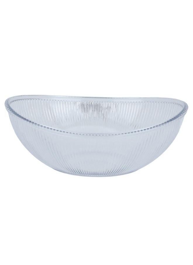 Alsaif Plastic Serving Plate 32X25X12 Cm 3.3 L Clear  - Image 2