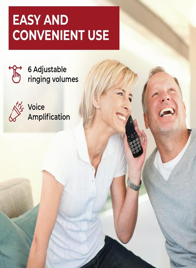 Sonic Alert Amplified Digital Cordless Phone w/Backlit Caller ID & Extra Charging Base | Hearing Aid Compatibility | Extra Large Display Font | 50 Number Phonebook | Receiving Volume Up to 40 dB - Image 5