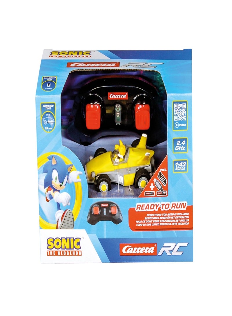 CARRERA - TEAM SONIC RACING MINI RC TAILS 1:43 - Image 1