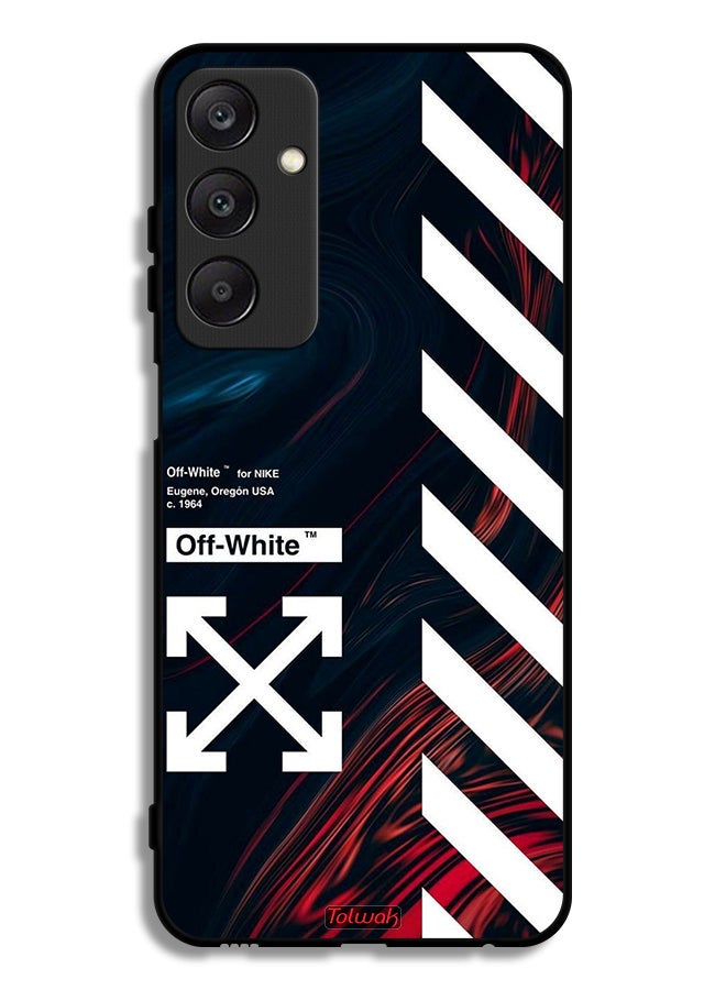 Tolwak Samsung Galaxy A25 5G Protective Case Cover Off White Sticker - Image 1