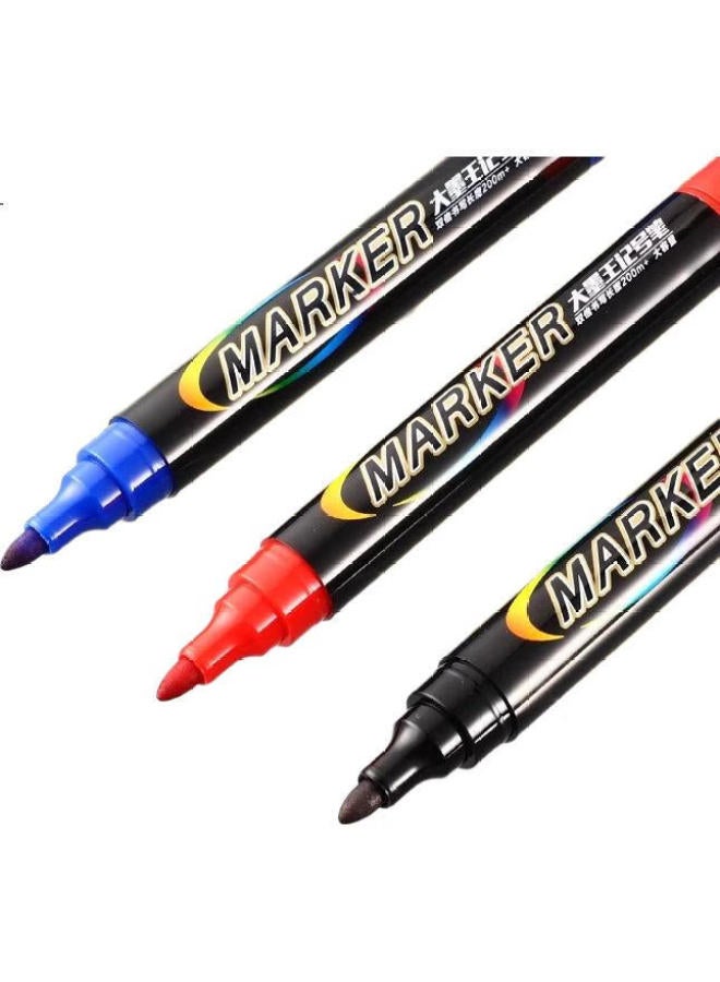 M.G M&G Stationery, Thick-Tip Black Da Huang Marker Pen, Waterproof Logistics Pen, Large-Tip Pen, Office Supplies, 10 Pcs/Box, Apmno805A - Image 1