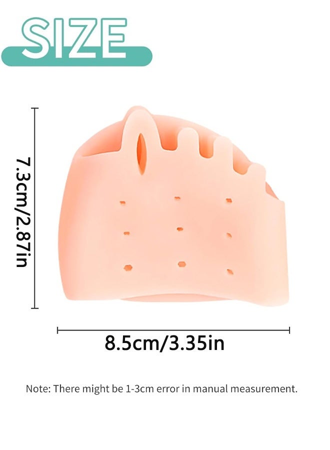 Metatarsal Pads Toe Separators For Bunion Correction Soft And Breathable Hammer Toe Corrector Toe Spacers For Women Men Feet Relief-2 Pairs - Image 5