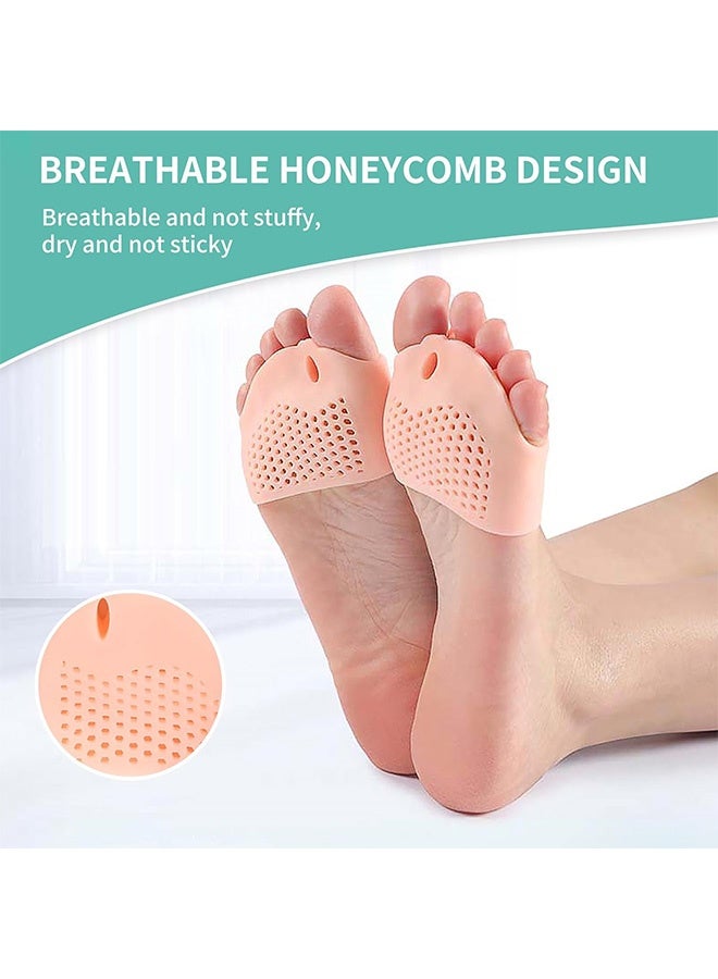 Metatarsal Pads Toe Separators For Bunion Correction Soft And Breathable Hammer Toe Corrector Toe Spacers For Women Men Feet Relief-2 Pairs - Image 4