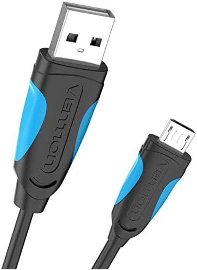 VENTION VENTION Nickel Plated Micro USB 2.0 Fast Charging & Data Sync Cable (Black, 1m) 