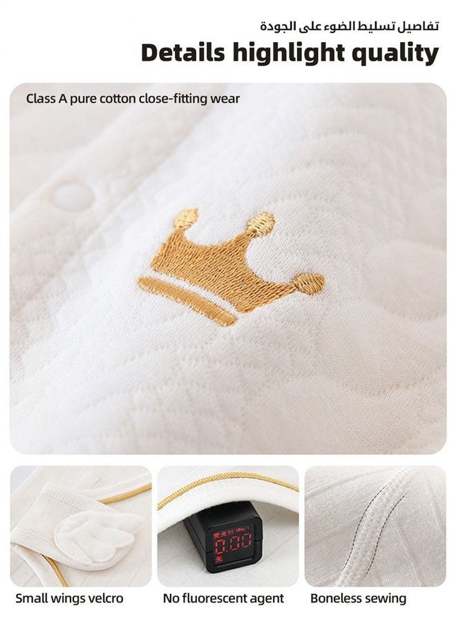 18PCS Newborn Baby Gift Set, Newborn Layette Gift Set for Boys and Girls, Babies Essential Clothes Accessories with Baby Blanket, 100% Premium Cotton, for Spring Summer Autumn Winter Four Seasons - Image 2