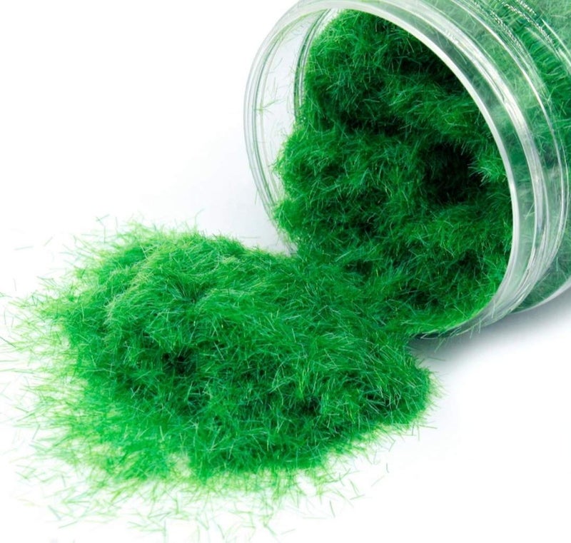 E Shopping Art and Craft Resin Material Grass Powder Green 50 Grams - Image 3