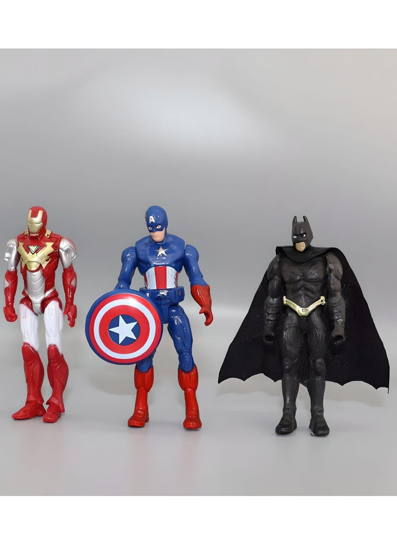 SARAOONT - 6 Piece Superhero Action Figures Sets Marvel Hero Series Collectible Ornaments for cake Toppers.. - Image 1