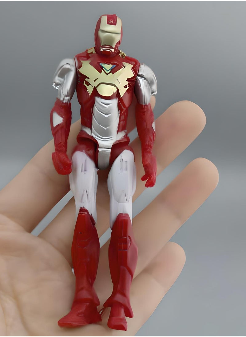 SARAOONT - 6 Piece Superhero Action Figures Sets Marvel Hero Series Collectible Ornaments for cake Toppers.. - Image 1