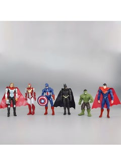 6 Piece Superhero Action Figures Sets Marvel Hero Series Collectible Ornaments for cake Toppers.. - pzsku/Z3FF83A9E0256B10131C9Z/45/_/1705263436/df87c228-94b1-41fc-8a92-7caf86990f9e