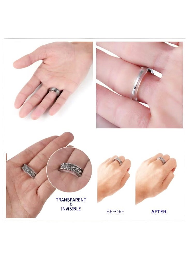 Generic - 8-Piece Invisible Ring Size Adjuster,Invisible, transparent, non-slip, anti-shedding - Image 1