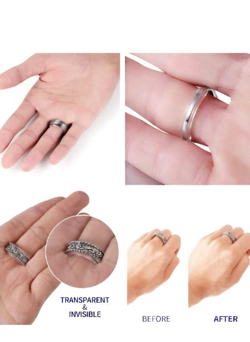 Generic - 8-Piece Invisible Ring Size Adjuster,Invisible, transparent, non-slip, anti-shedding - Image 1