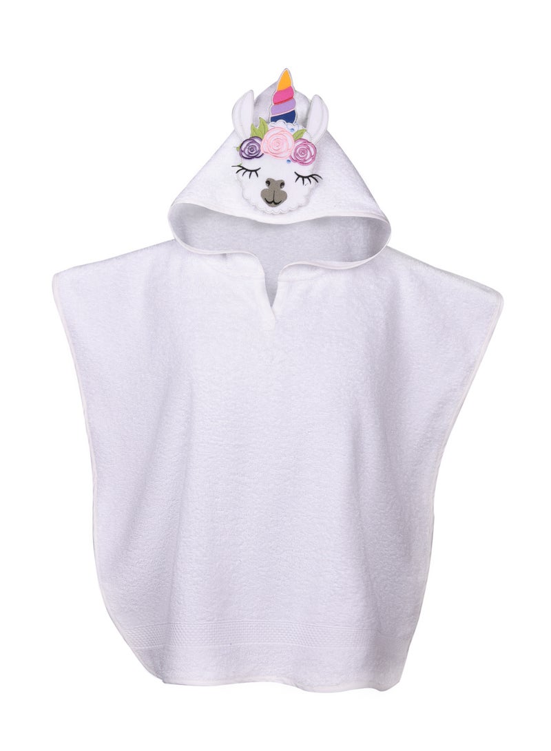 Creative Costumez Llama Hooded Towel (1-3 years) - Image 1