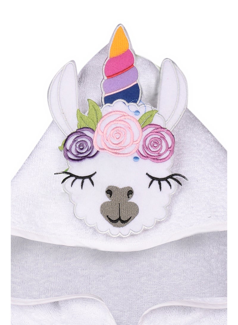 Creative Costumez Llama Hooded Towel (1-3 years) - Image 2