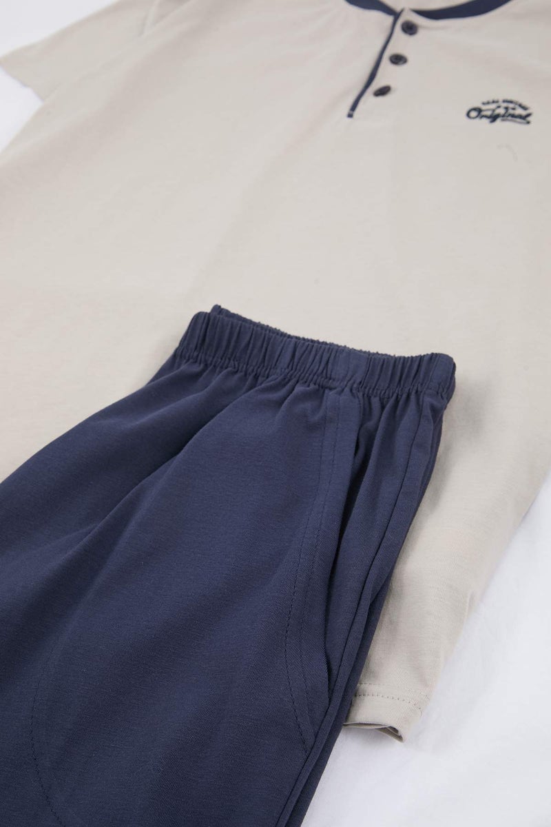 trendyol Gray Regular Buttoned Collar Knitted Pajama Set Tmnss26Pt00033 - Image 5