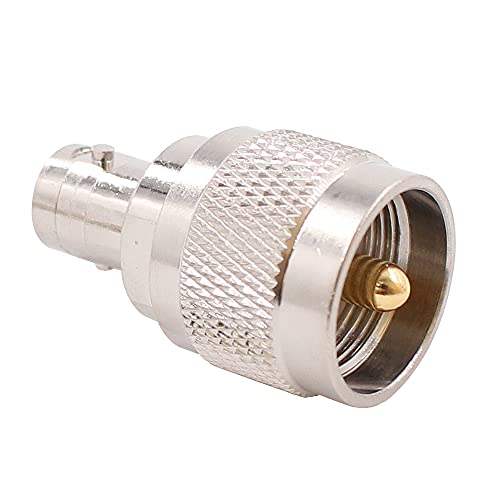 exgoofit BNC Female to SO239 Male Adapter 4pcs RF Coaxial Coax Connector PL-259 PL259 Cable - Image 5