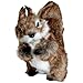 Basuo-9Q Basuo9Q Realistic Squirrel Figurine Lifelike Plush Tree Rodent with Bushy Tail Handcrafted Collectible Stuffed Animal for Festive Decorations DIY Centerpiece Woodland Home Decor - Image 4