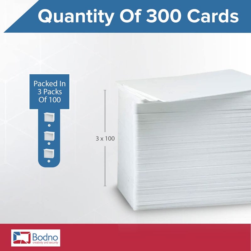 Bodno 300 Pack - Bodno Premium CR80 30 Mil Graphic Quality PVC Cards - Image 3